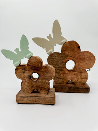 Social Butterflies Wood Decor - 2 piece set!