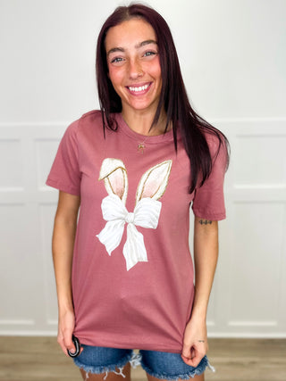 Some Bunny Special Cotton Short Sleeve Rose Avery Mae Graphic Tee Shirt