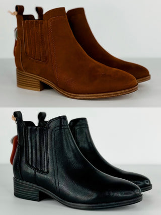 MIA Achieve Your Goals Faux Leather Booties - 2 colors!