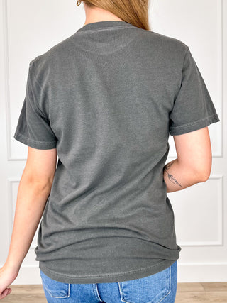 Salem's Finest Cotton Short Sleeve Grey Avery Mae Graphic Tee Shirt (Comfort Colors)