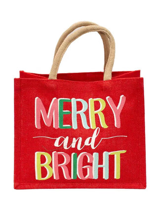 Carrying Christmas Jute Bag - 3 options!