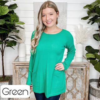 Happy Together Zenana Soft Knit Long Sleeve Top - 10 colors!