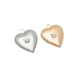 PRE-ORDER LPJ CZ Heart Locket Charm