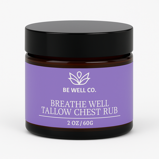 PRE-ORDERBEW Breathe Well Tallow Chest Rub 2oz