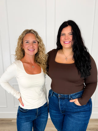 Rae Mode Basic Tell Me Twice Long Sleeve Top - Multiple Colors