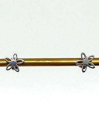 Beauty in Bloom Silver Stud Earrings