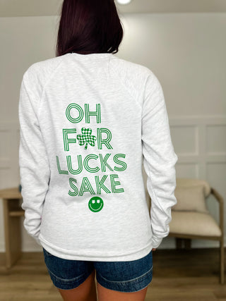 For Lucks Sake Cotton Blend Long Sleeve Avery Mae Graphic Top - 2 options!