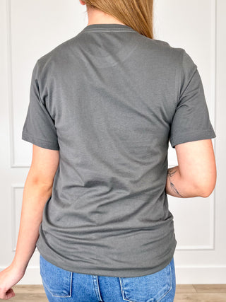 Cast a Spell Cotton Short Sleeve Grey Avery Mae Graphic Tee Shirt (Bella+Canvas)
