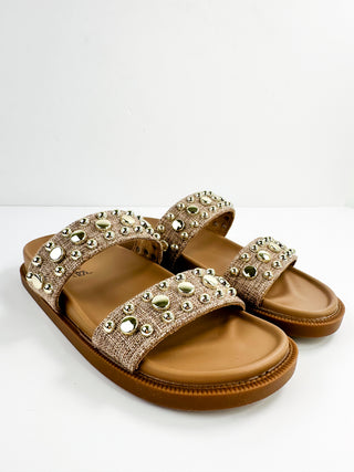 Corky's Stay Positive Tan Sandals