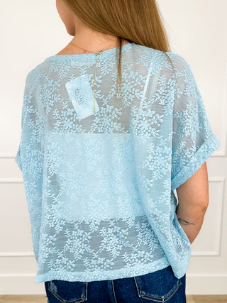 What Should I Do Lace Short Sleeve Avery Mae Top - Multiple Colors