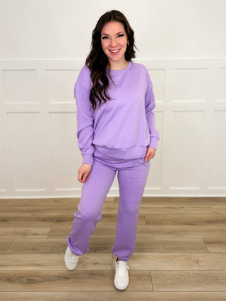 Dear Scarlett Leave it to Me High-Rise Lounge Set - Multiple Colors