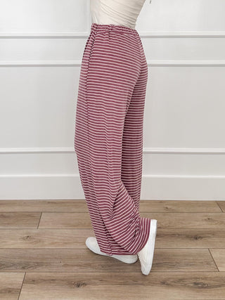Getting Great Reviews High-Rise Knit Wide Leg Avery Mae Bottoms - Multiple Colors