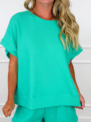 Seemingly Inspired Lightweight Short Sleeve Avery Mae Top - Multiple Colors