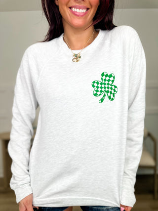 For Lucks Sake Cotton Blend Long Sleeve Avery Mae Graphic Top - 2 options!