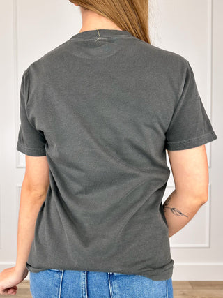Do it On Purpose Cotton Short Sleeve Grey Avery Mae Graphic Tee Shirt (Comfort Colors)