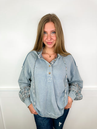 Easel Only One Direction Cotton Long Sleeve Hooded Top - 3 colors!