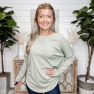 Never Logical Wishlist Rayon Blend Top - 2 colors!