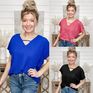 Sew In Love Dream Chasing Short Sleeve Top - 3 colors!