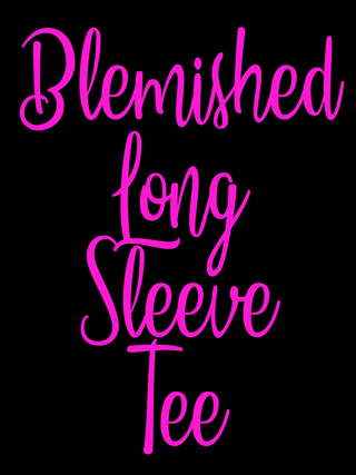 MYSTERY Blemished Graphic Long Sleeve Tee Shirt