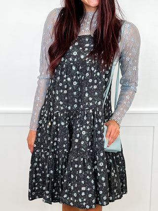 Easel Satellite Spin Lightweight Black Avery Mae Dress