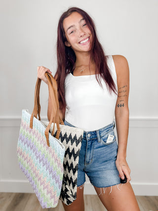 Need it All Straw Tote Bag - 2 options!