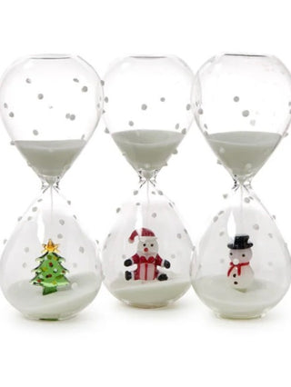 Holiday Glass Hourglass - 3 options!