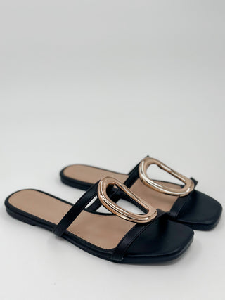 Keep it Entertaining Faux Leather Sandals - 4 colors!