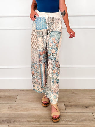 Turn it Around High-Rise Wide Leg Avery Mae Bottoms - Multiple Colors