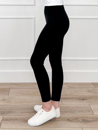 There's Always Time High-Rise Black Avery Mae Cropped Leggings
