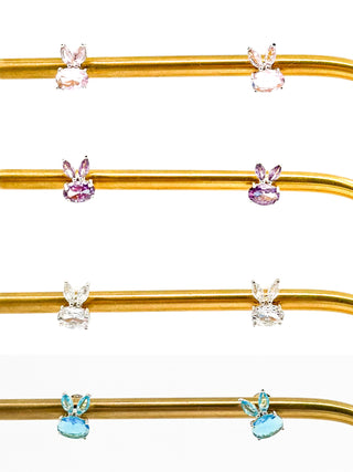 Pure Bunny Bliss Stud Earrings - Multiple Colors
