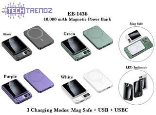 PRE-ORDER TECH 10,000 mAh Power Bank Wireless Charger