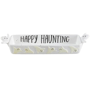 Happy Haunting Glow in the Dark Ceramic Dish