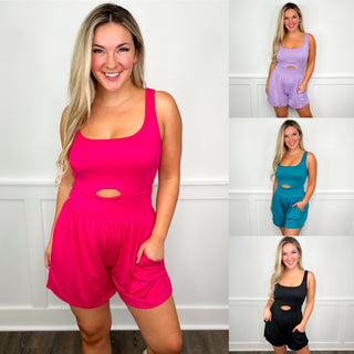 Perfectly Blended Avery Mae Padded Romper - 5 colors!