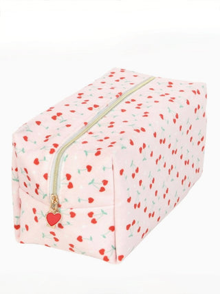 Cherry Kiss Makeup Bag