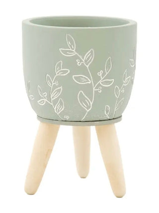 Elevated Earth Resin Planter