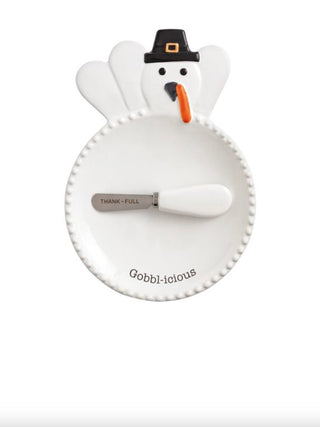 Gobble Gobble Dolomite Plate & Spreader Set