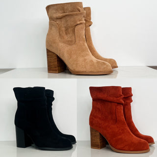 Corky The Moment I knew Faux Suede Booties - 3 colors!