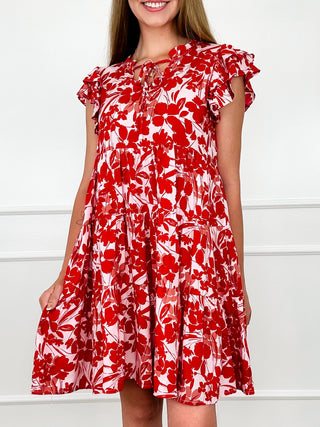 Too Cute to Stay Home Rayon Avery Mae Dress - Multiple Colors