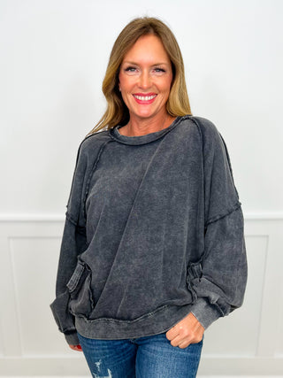 Easel Catching Cozy Cotton Long Sleeve Crewneck Sweatshirt - 4 colors!