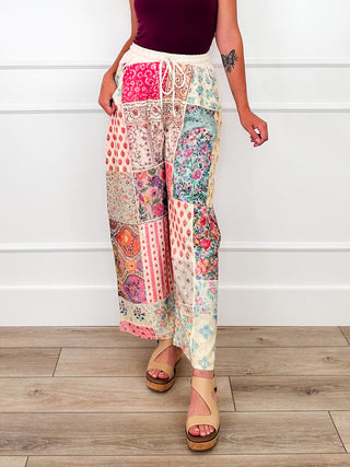 Turn it Around High-Rise Wide Leg Avery Mae Bottoms - Multiple Colors
