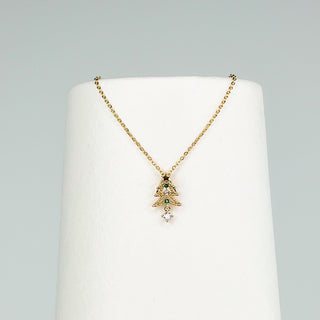 Oh Christmas Tree Gold Necklace