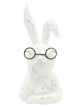 Sophisticated Hare Resin Shelf Sitter