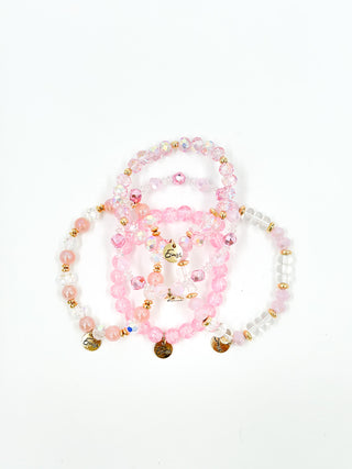 Erimish Another Day Pink Stack Bracelet Set - 5 piece set!
