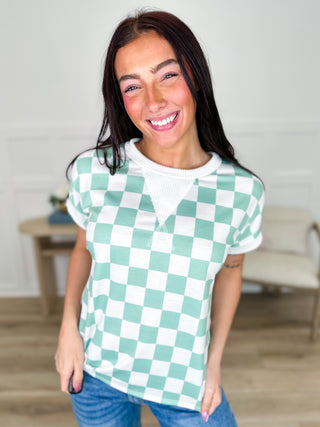You Stay There Lightweight Short Sleeve Avery Mae Top - Multiple Colors