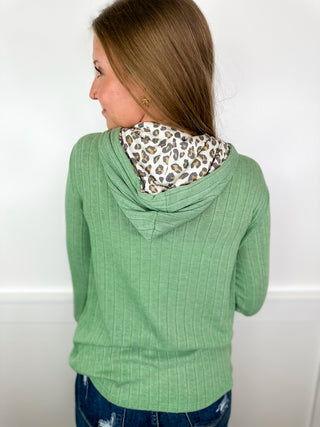 Continue Forward Knit Long Sleeve Avery Mae Hooded Top - 3 colors!