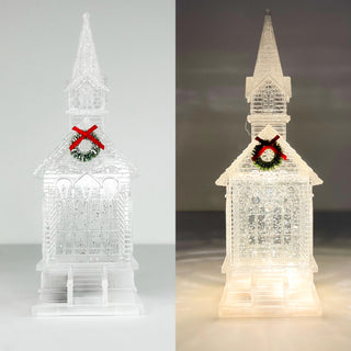 Frosted Sparkling Acrylic LED Water Lantern