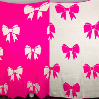 Comfort Starts Now Pink Throw Blanket