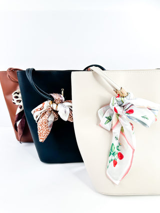 Holding it Together Faux Leather Bag - Multiple Colors