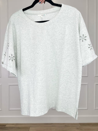 Never Stop Growing Cotton Blend Short Sleeve Avery Mae Top - Multiple Colors