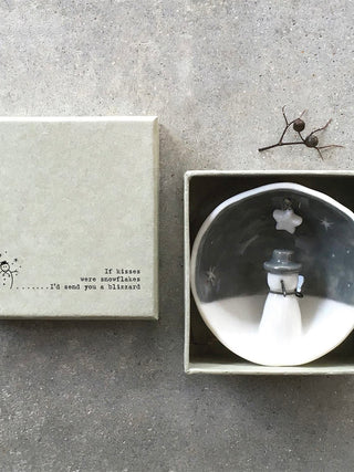 The Holiday Crescent Porcelain Ornament - 3 options!